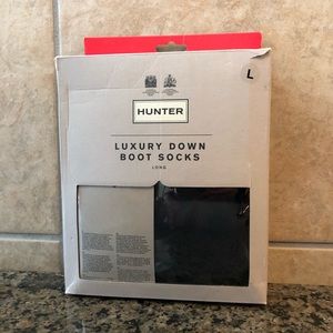 NWT Hunter long down socks/inserts size large